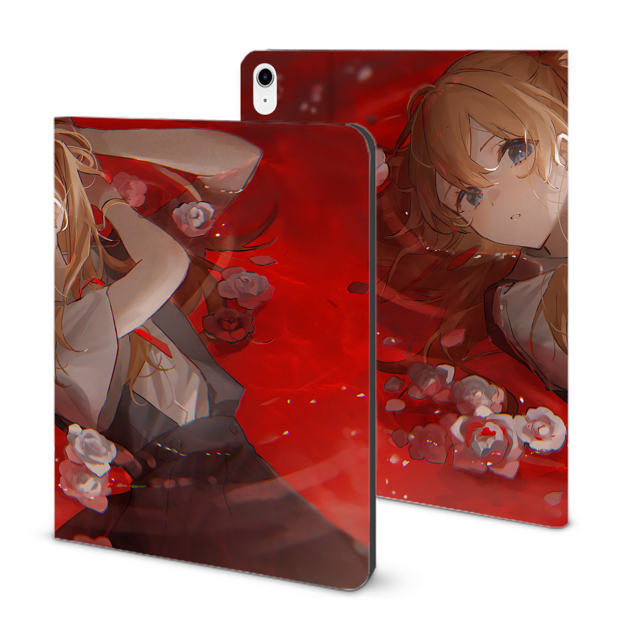 （画像用） EVA 新世紀エヴァンゲリオン IPad ケース ブック型 PUレザー TPU 耐衝撃 軽量 薄型 ペン収納なし 全面保護 IPad 各モデル対応